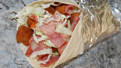 Tortilla s kuřecím masem, Tortila s kuřecím masem