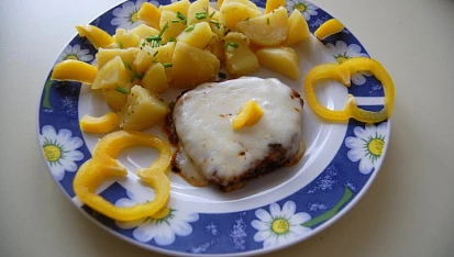 Vepřové plátky s Mozzarelou, Vepřové plátky s Mozzarelou
