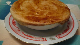 Zapečená polévka z červené řepy