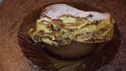 Zapečené palačinky s tvarohem