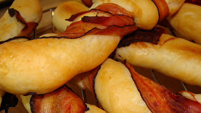 Bagetky s anglickou slaninou, Detail