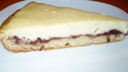 Bílá buchta, Z poloviční dávky v koláčové formě.