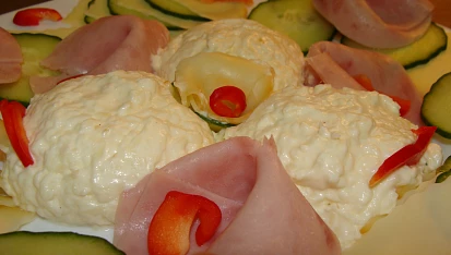 Česnekovo-sýrová pomazánka, Česneková pomazánka