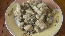 Chlupačky s houbami