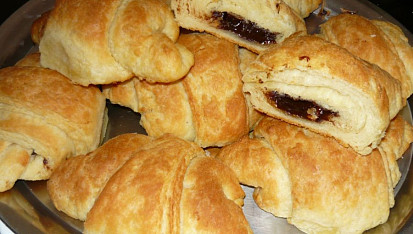 Čokoládové croissanty