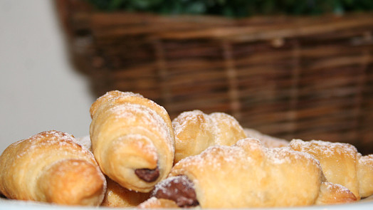 Croissanty s nuttelou