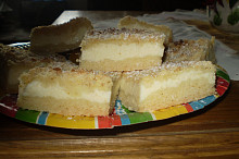 Drobenkový tvarohový koláč