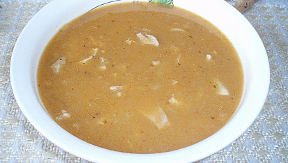 Dršťková polévka z vepřových žaludků