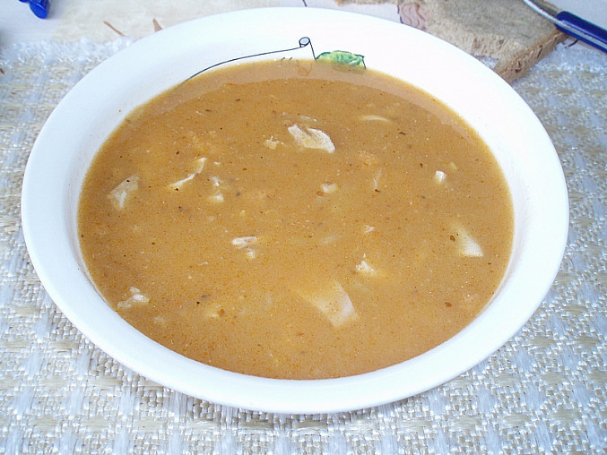 Dršťková polévka z vepřových žaludků