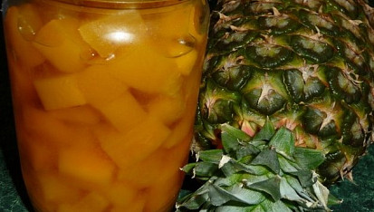 Dýně jako ananas