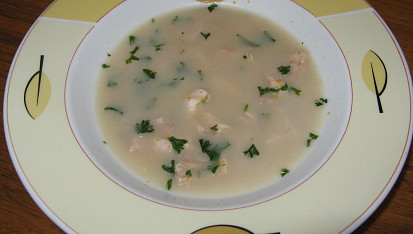 Francouzská kuřecí polévka