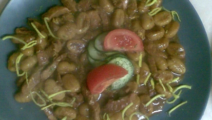 Gnocchi s vepřovým masem