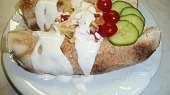 Gyros v Libanonském chlebu