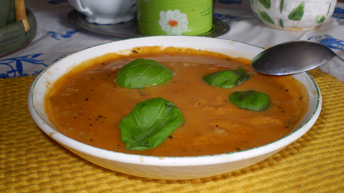 Italská rajčatová polévka, Italská rajčatová polévka