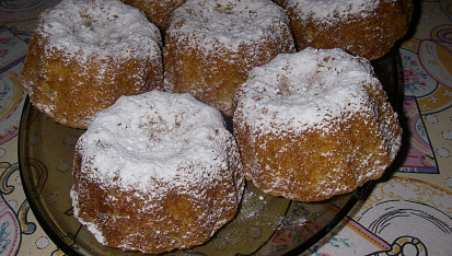 Jednoduchý jablkový moučník bez tuku