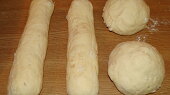 Jemné domácí houskové knedlíky (Bochánky + šišky)