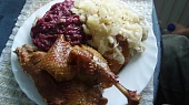 Kachna pečena na medu a tymiánu
