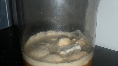 Ledová káva II., při šlehání