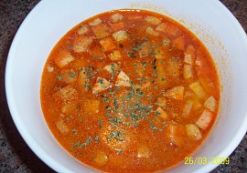 Maďarská bramborová polévka