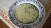 Pažitková rychlá polévka