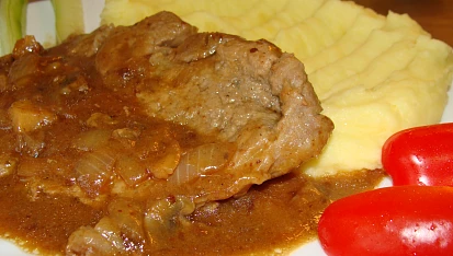 Pivní krkovice s hořčicí