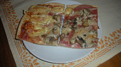 Pizza bez kynutí (Žampiony, hermelín)