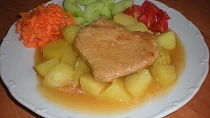 Přírodní vepřový řízek