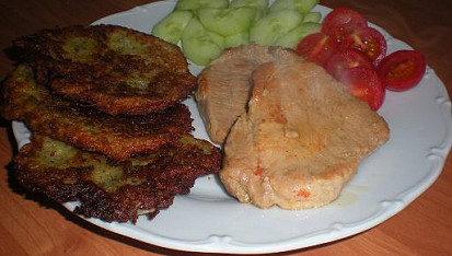Přírodní vepřový řízek