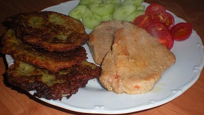 Přírodní vepřový řízek