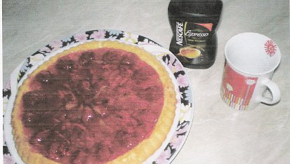 Rychlý jednoduchý koláč, Jahody z kompotu
