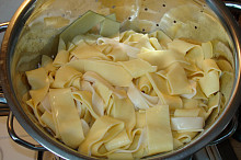 Vařené nudle