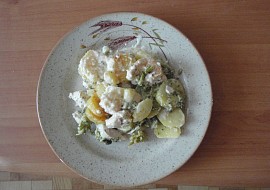 Smetanové brambory s brokolicí