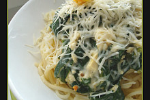Spaghetti ala kiwiu