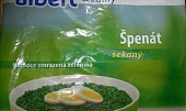 Špenát sekaný a nejchutnější, koupený špenát sekaný