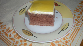 Tříbarevný koláč