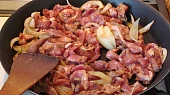 Vepřová řezanka, Restování masa