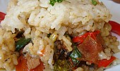 Vepřové ragů s rýžovou peřinkou, Detailíček pro oko