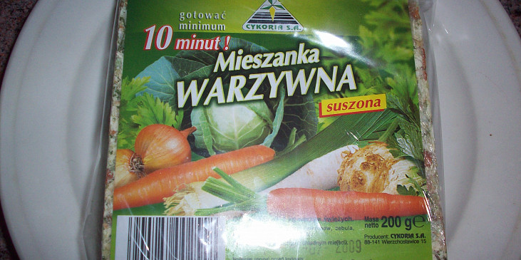 Polská, lisovaná zelenina