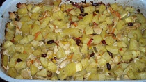 Zapečené brambory se zeleninou