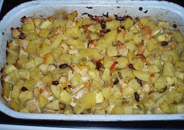Zapečené brambory se zeleninou