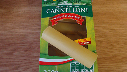 Zapečené cannelloni s masovou náplní, Cannelloni