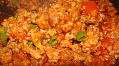 Zapečené cannelloni s masovou náplní (Detail)