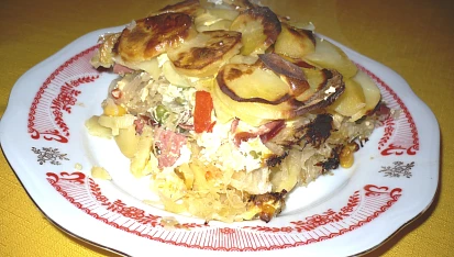Zapečené kyselé zelí
