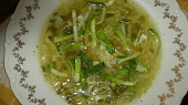 Zelená česneková polévka (Zelená česneková polévka)