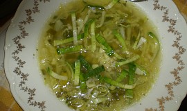 Zelená česneková polévka