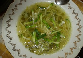 Zelená česneková polévka