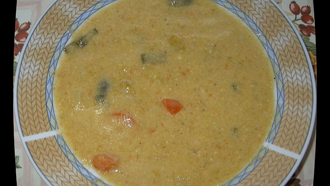Zeleninová polévka krémová