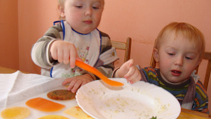 Zeleninová polévka s flíčky, A po jídle ;-)
