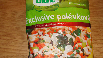 Zeleninová polévka s flíčky, Mraž.směs nejen na dětské polévky