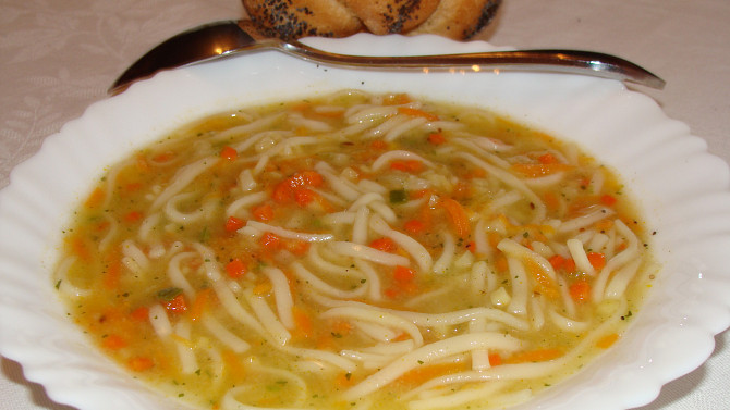 Zeleninová polievka s krupicou 1, Snad bude bříško spokojené